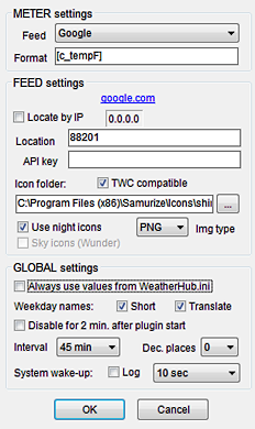 Weather GUI